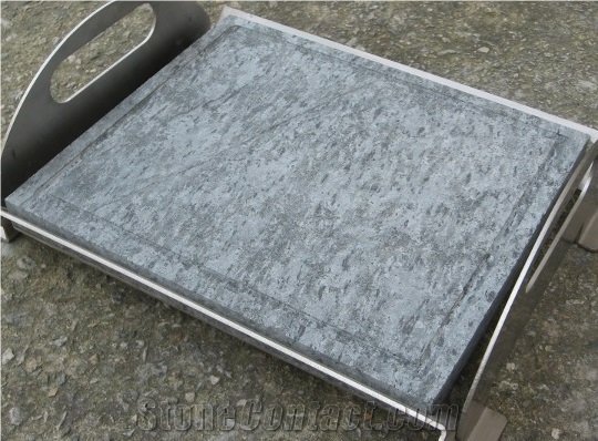 Soapstone Grilling Stone, Pietra Ollare Grey Soapstone Kitchen Accessories