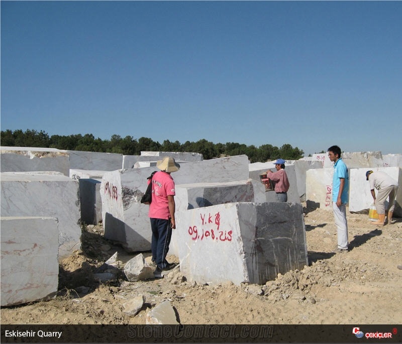 Crema Dorlion Marble Blocks, Turkey Beige Marble