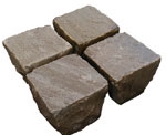 Grey Sandstone Cobbles, Dark Grey Sandstone