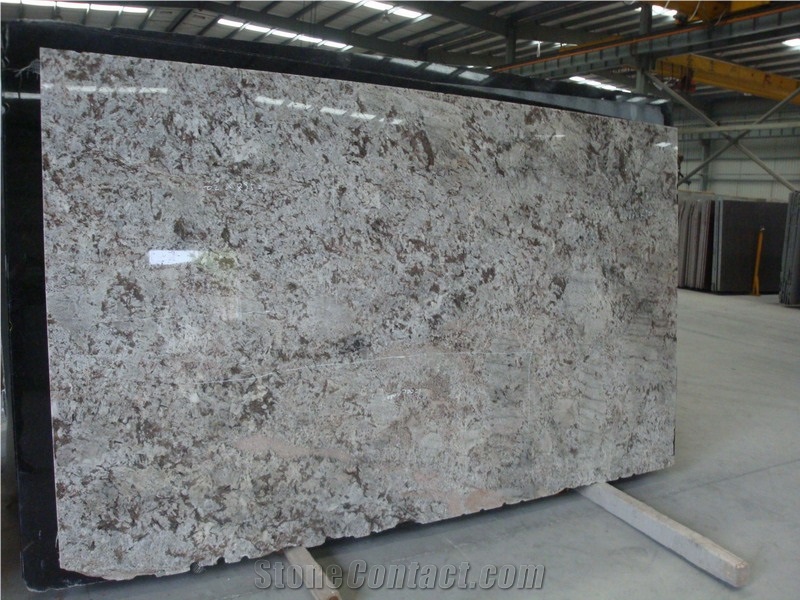 Bianco Antique Granite Slab, Brazil White Granite