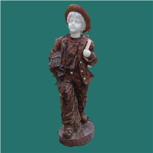 Child Marble Stone Statue