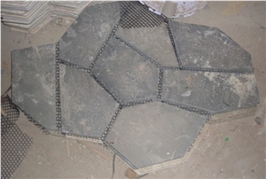 Grey Slate Flagstone Pattern