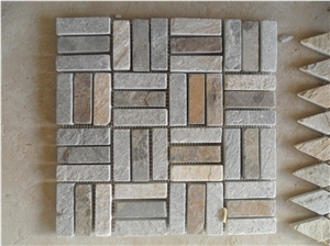 Jinxiu Slate Mosaic Tiles