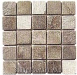 Small Mosaic, Brown Slate Mosaic