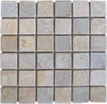 Stone Mosaic, White Slate Mosaic