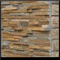 Stone Wall Tile, Yellow Slate Cultured Stone
