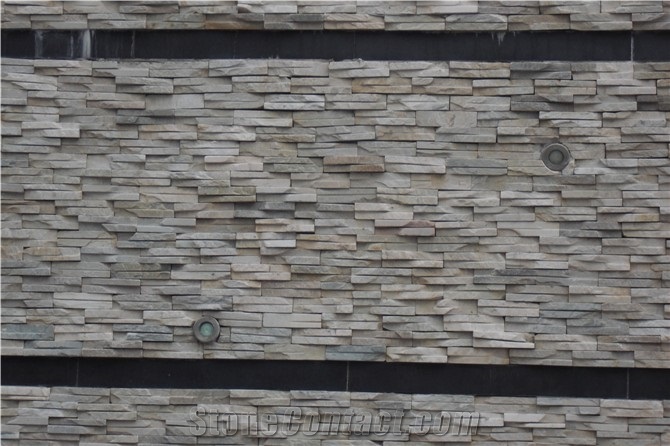 Slate Wall Cladding Panel,Beige Quartzite Wall Cladding