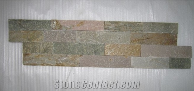 Wall Cladding,Wall Stone , Decoration Stone, Yellow Quartzite Wall Cladding