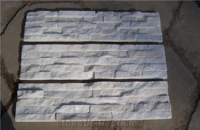 White Quartizte Ledge Stone,Veneer