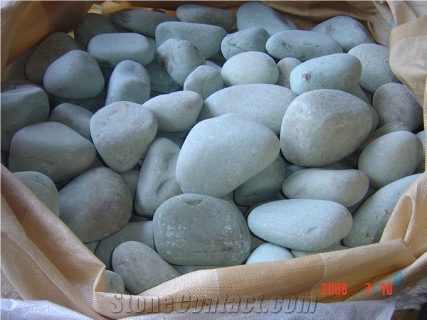 Beach Green Pebble Stone