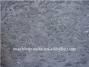 China Overlord Flower Marble Slab, China Grey Marble