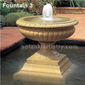 Beige Sandstone Fountain India