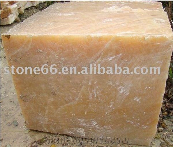Honey Onyx Block,stone