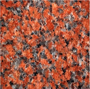 Red Block Grooved Granite