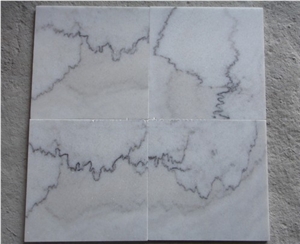 China Guangxi White Marble Tile, Marble Tiles