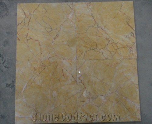 Giallo Marfilia Marble, Marble Tile