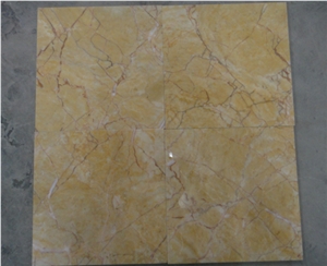 Giallo Marfilia Marble, Marble Tile