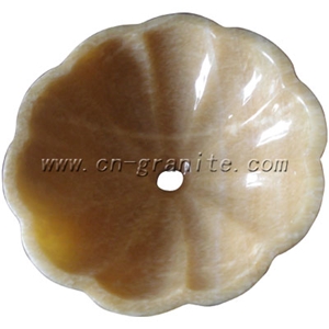 Honey Onyx Sinks, Yellow Onyx Sinks