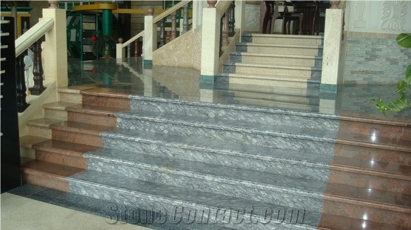 Natural Granite Step, Stone Stairs