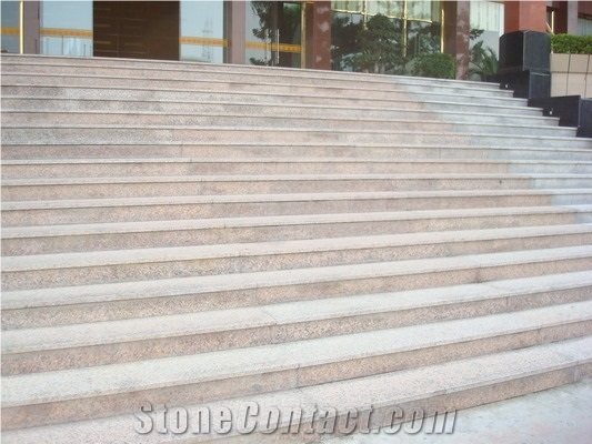 Outdoor Granite Stairs, Beige Granite Stairs