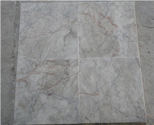 Syan-red Cream Marble Flooring Tile