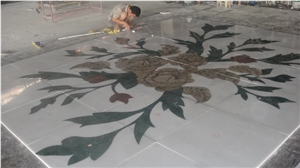 Waterjet Marble Pattern and Medallion