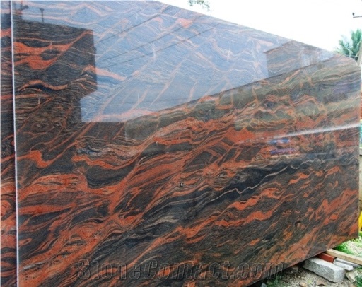 Magma Red Granite Slabs & Tiles