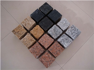 Grey Granite Cube Stone,granite Setts,cobble Stone, G341 ,G603 ,G654 ,G359 Granite Cobble Stone