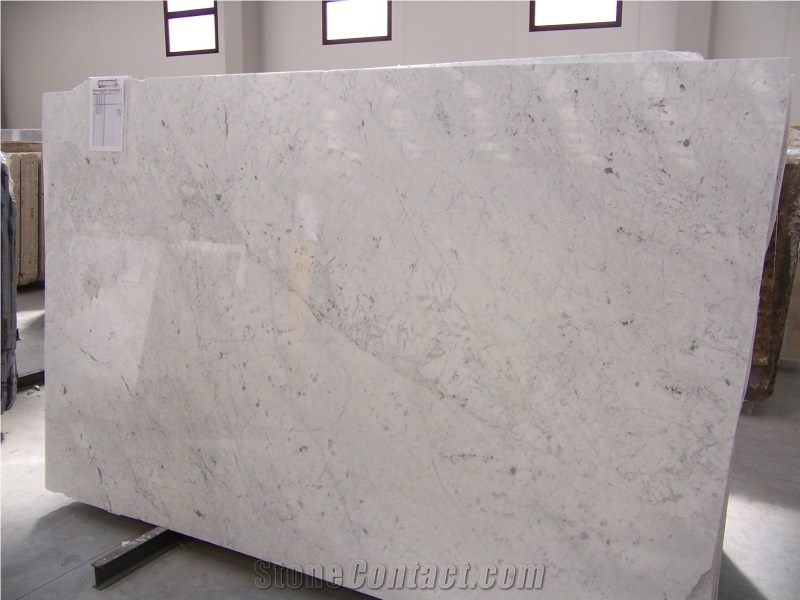 Bianco Carrara C Normal Marble Slab, Bianco Carrara Normal Marble