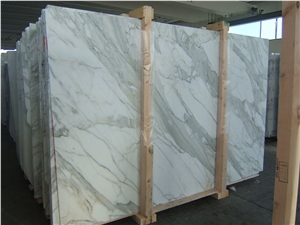 Calcutta Gold Marble Slab, Italy White Marble