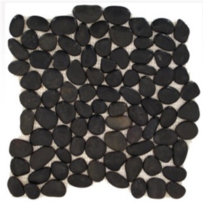 Black Pebble on Mesh