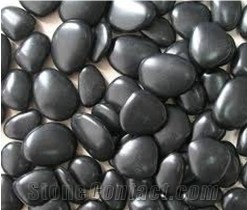 Black Polished Pebble