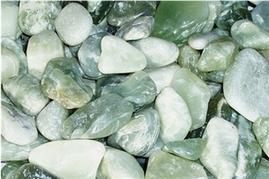 Decorative Gravel Pebble, Green Marble Pebbles