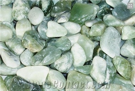 Gravel Pebble, Green Marble Pebbles
