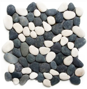 Mixed Pebble Mosaic Tile
