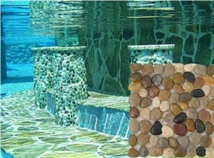Mixed Swimming Pool Pebble Tile