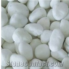 White Crushed Pebble, White Marble Pebbles