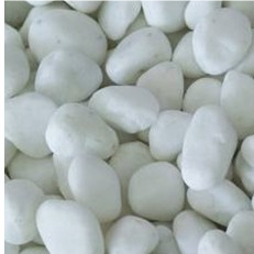White Crushed Pebble, White Marble Pebbles