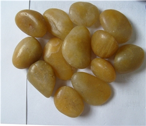 Yellow Pebble Stone ,yellow River Stone