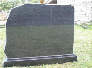 Absolute Black Granite Tombstone