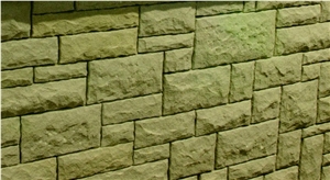 St. Margreter Sandstein Mushroomed Wall Stone, St. Margreter S ,stein Grey Sandstone