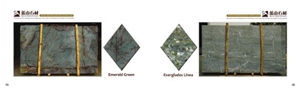 Emerald Green & Everglades Linea,Green Granite Slabs & Tiles