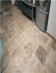 Lecina Opus Pattern,Italy Beige Limestone Floor Tiles