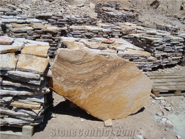 Andesite Tuff Natural Stone, Serbia Brown Tuff Block
