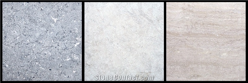 Honed, Polished Limestone Tiles