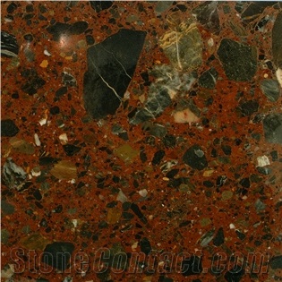 Conglomerate Marble Slabs & Tiles, Iran Brown Marble