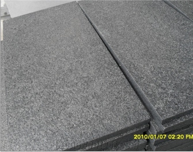Dark Grey - 60x30x3cm - $15.2/m2, Dark Grey Granite Slabs & Tiles