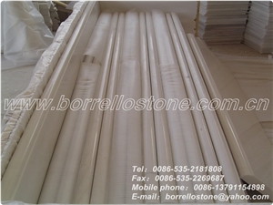 Absolute White Marble Stair Tread, China White Marble Stair Treads
