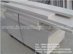 China White Marble Riser Of Stair