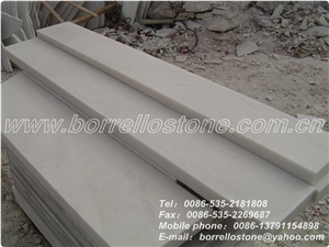 Pure White Marble Risre Of Stair, China White Marble Stairs